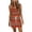 #3-Orange, variant on Patlollav Womens Dresses Plus Size,Ladies Casual Bandage Stripe Print Loose Vest Sling Dress