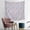 Christmas Stocking Pastel, variant on 50x50 Inch Square Wall Tapestry for Indoor & Outdoor, Living Room, Bedroom, Teen Room,Christmas Stocking Pastel Purple Pattern