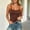Coffee, variant on Womens Color Block Rhinestone Tank Tops Dressy Casual Ribbed Square Neck Sleeveless Blouses Comfort Breathable Built In Padded Camisole Tunic Tops Going Out Tops