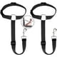 thumbnail image 1 of 2 Pack Universal Perro Reposacabezas Mascota Cinturón de Seguridad Ajustable Durable Dog Car Arneses Restraint con mosquetón, negro Sincero Hogar, 1 of 6