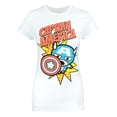 thumbnail image 1 of Jack Of All Trades T-Shirt Kawaii pour Femmes Captain America, 1 of 1