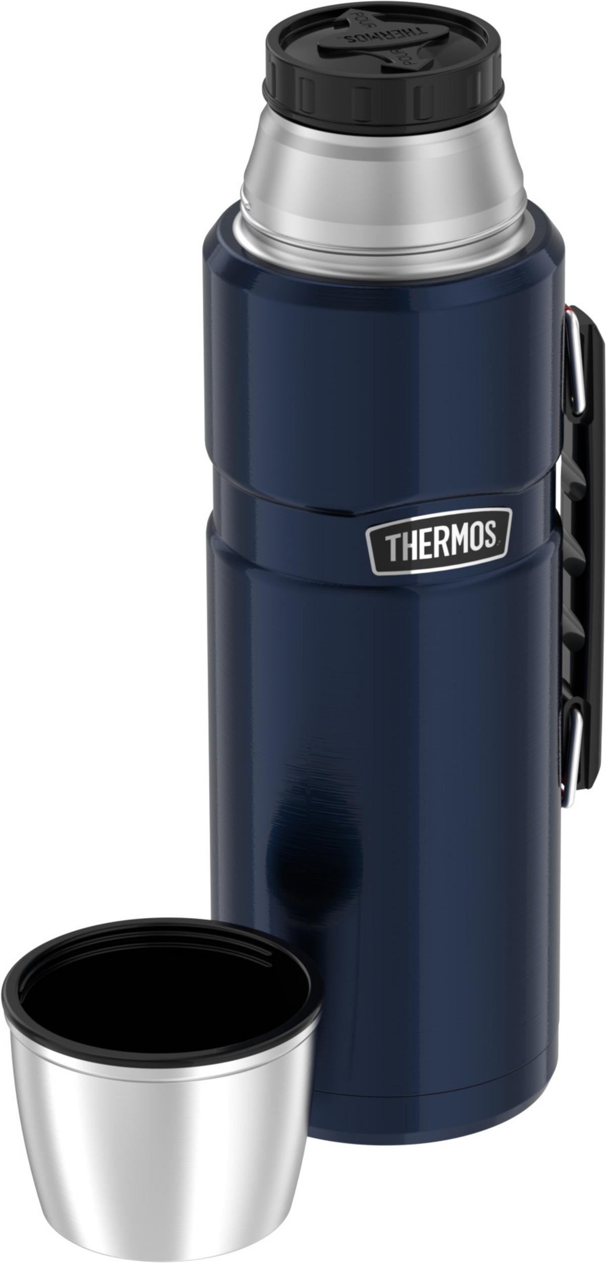 Stainless Steel Thermos Tea Bottle with Removable Infuser Midnight Blue 350ml Style CD1011
