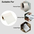 thumbnail image 4 of Unique Bargains 3.93'x328' (100mmx100m) Wax Thermal Transfer Ribbon, 1 Roll 1' Core Ink Out Barcode Printer Ribbon, White, 4 of 6