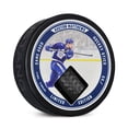 thumbnail image 1 of Auston Matthews Authentique Jeu Utilisé Bâton de Hockey Rondelle de Collection #/69, 1 of 2