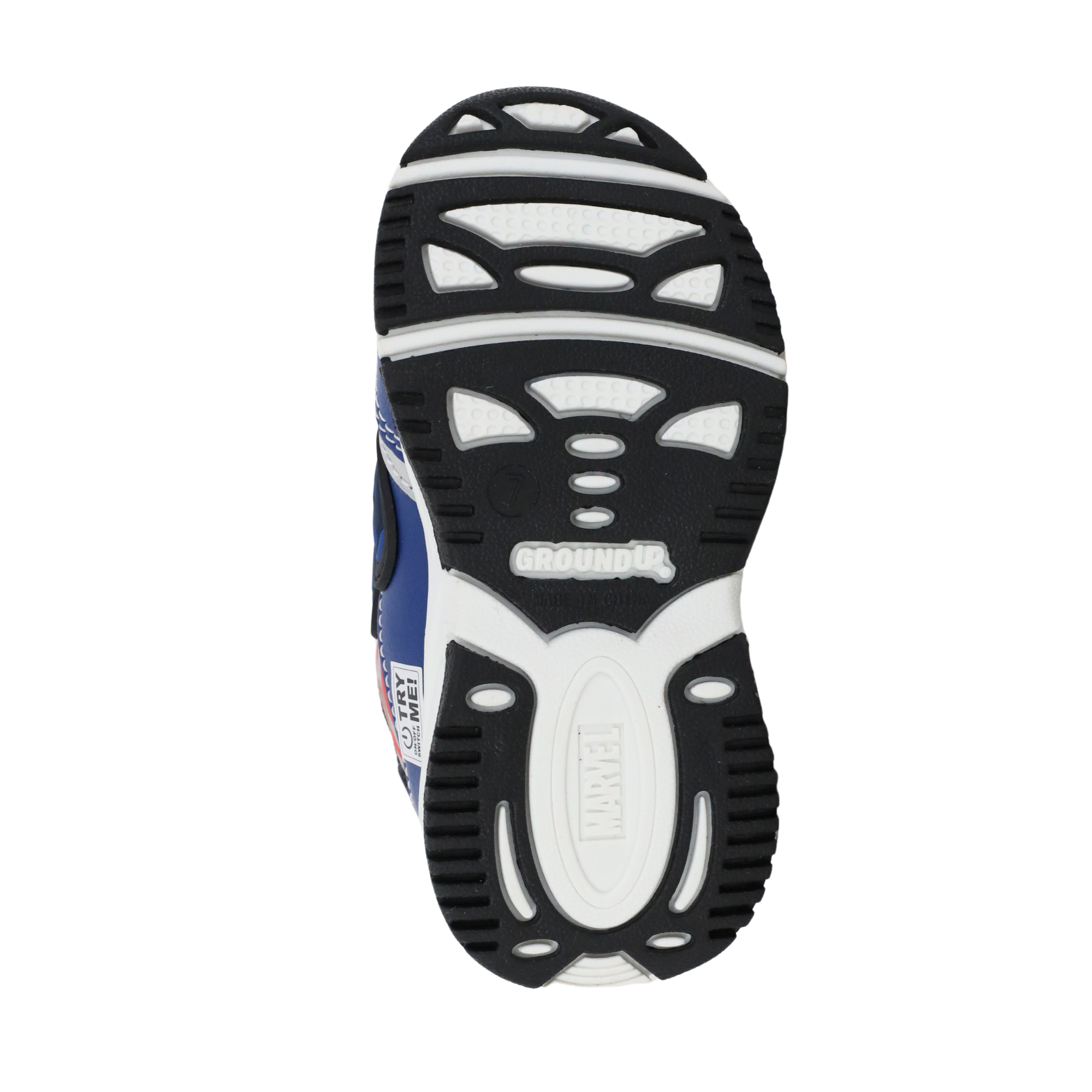 Ground Up Spiderman Light-Up Toddler Sneakers, Blue/Red photo 7