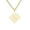 Gold, variant on TEAMER Steel Flower Diamond Pendant Necklace Stainless Steel Jewelry for Women