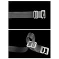 thumbnail image 4 of INSPIRE CHIC Invisible Clear Adjustable Non-slip Bra Shoulder Straps for Women White-White Hook, 4 of 5