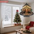 thumbnail image 4 of Metal Hanging Christmas Tree-Shaped Wind Spinner - Festive Garden Decoration with Cozy Holiday Design Perfect for Yard & Garden, 4 of 7
