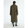 thumbnail image 2 of Scoop Women's and Women's Plus Oversized Faux Wool Coat, Heavyweight, Sizes XS-4X, 2 of 5