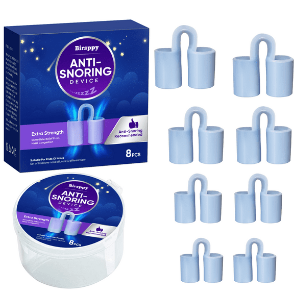 Nasal Dilators for Sleeping, Anti Snoring Devices, Breathe Easier, Sleep Better, Prevent Snoring and Improve Sleep Quality, 8pcs（B）