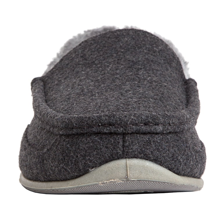Deer Stags Unisex Spun Wool Slipper - Dark Grey - 9 Wide 