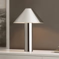 thumbnail image 4 of Safavieh Pia 20.5" Modern Metal Table Lamp with Chrome Shade, 4 of 6