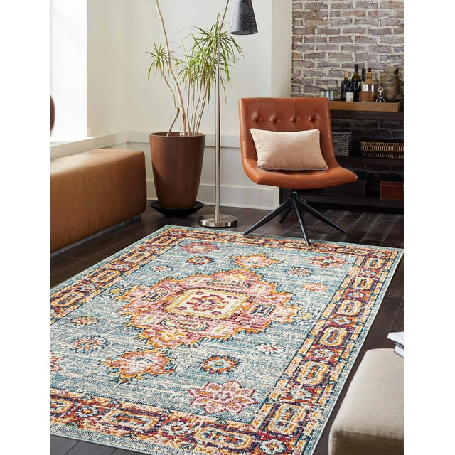 ECARPET Aldora Traditional Area Rug for Living Room, Bedroom, Dining Room, Entrance, Hallway and More