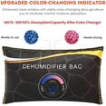 thumbnail image 2 of 400g (0.8 lbs) Rechargeable Moisture Absorbers,Car Dehumidifier Bag,Microwave Fast Reactivated Large Desiccant Packs for Storage,Silica Gel Packets for Closet and Bathroom,Gun Safe Dehumidifier, 2 of 7