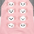 thumbnail image 3 of Instant Message - Axolotl Emotion Grid - Toddler And Youth Girls Raglan Graphic T-Shirt, 3 of 6