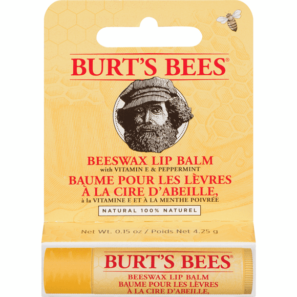 Burt's Bees 100% Natural Origin Moisturizing Lip Balm, Beeswax 4.25 g