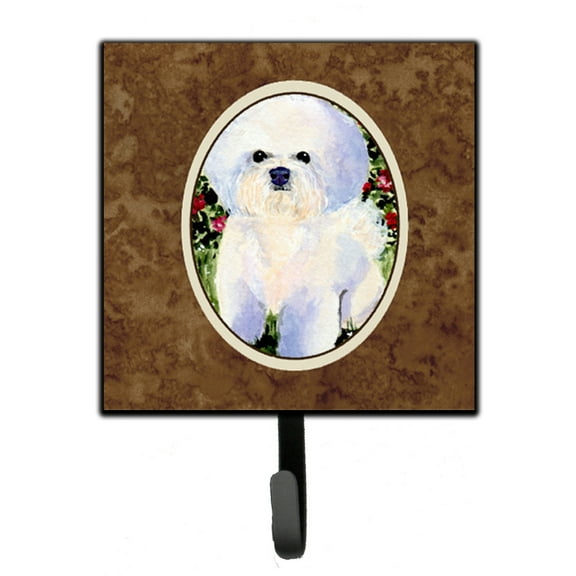 Carolines Treasures SS8914SH4 Bichon Frise Leash Holder or Key Hook, Small, Multicolor