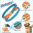 thumbnail image 3 of Personalized Dog Collars Custom with Name & Pattern Adjustable Nylon Leather Collar with Metal Buckle for Small Medium Large Dogs Engraved Phone Number Lightweight & Comfortable Scratch-Proof, 3 of 7