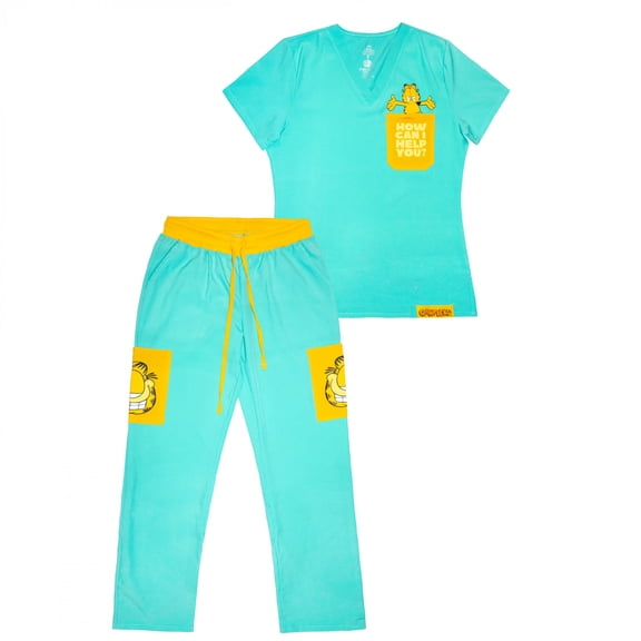 Garfield How Can I Help You Scrub Set-Small