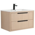 thumbnail image 2 of Fine Fixtures Kingsford Vanity 30" Wide With Drawers - White Oak - Sink Included, 2 of 10