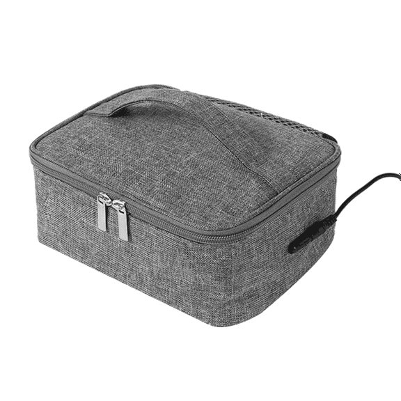 USB Portable Food Warmer Electric Lunch Box Bags Food Heating Bento Thermal Pouch Insulated Lunch Bag Without Display