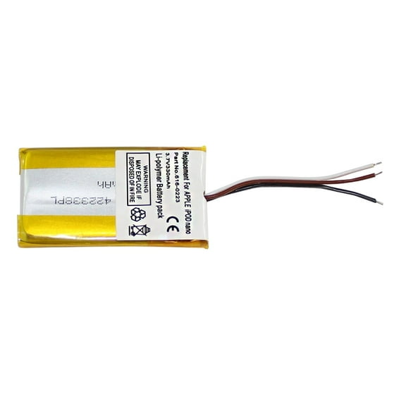Fenzer 330mAh Li-Polymer Replacement 616-0283,616-0223,616-0224 Battery for Apple iPOD Nano 2GB,iPOD Nano 4GB,iPOD Nano MA004LL/A,MA099LL/A,MA005LL/A,MA107LL/A with Tools