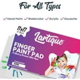 thumbnail image 2 of Lartique finger paint paper pad, 11x17 Finger paint pads for kids, 50 Sheets painting paper, 2 Pack, 2 of 7