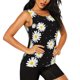 thumbnail image 2 of Balery Daisies Flowers Camiseta sin mangas estampada ligera para mujer, tops de entrenamiento sin mangas, camisetas de yoga transpirables de secado rápido.-X-Large, 2 of 7