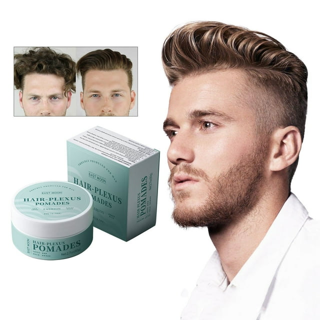 Salud y belleza, Cuidado personal, Productos para el cuidado del cabello, Productos para el cuidado del cabello, Gel de control lateral en pomada para hombres y mujeres: crea un peinado con brillo, ap