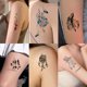 thumbnail image 3 of 10 Hojas de Tatuajes Temporales ShuxiuWang Flores de Larga Duración 8390605955099, 3 of 4