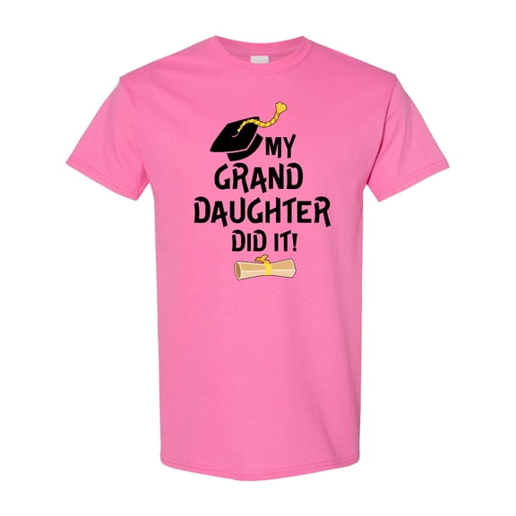 Inktastic My Granddaughter Did It Graduation T-Shirt