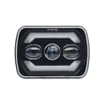 thumbnail image 1 of Faro De Motocicleta Faro delantero LED de 7 pulgadas con haz alto y bajo redondo con ojo angular para Comanche MJ 1986-1992, 1 of 6