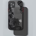 thumbnail image 1 of Funda de flores de encaje Vintage Floral Sexy negra para iPhone 13 12 11 Pro Max X XR XS 7 8 Plus 6S Mini funda mate dura de parachoques suave Tan Jianjun unisex, 1 of 2