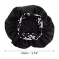 thumbnail image 2 of Unique Bargains Women Flowered Shower Cap Black 1 Pc Black, 2 of 5