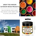 thumbnail image 5 of GOODTAKE Orange Wood Stain Powder, Wood Dye Stain Powder That Makes Vibrant Wood, Fast Dry Dark Wood Stain Powder for Crafts, Multiple Finishes - for Indoor Outdoor Wooden (Orange, 2 oz), 5 of 8
