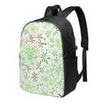 thumbnail image 1 of YFYANG 17" Laptop Backpack, Green Retro Floral Pattern Fashion Travel Work Backpack with USB and Headphone Cable Interface for Men and Women, 1 of 8