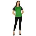thumbnail image 2 of Inkmeso Solid Short Sleeve T-Shirt For Womens Sporty Casual Solid Basic Workout Shirts, 2 of 7