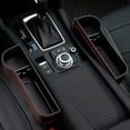 thumbnail image 4 of Paquete de 2 rellenos para huecos de asientos delanteros de coche, organizador de huecos para asientos delanteros de coche con taza Negro, 4 of 9