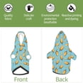 thumbnail image 6 of Gaeub Lemon Ice Cream Dog Hoodie Sweatshirts Warm Dog Clothes for Small Dogs,Puppy and Cat Costume-X-Small, 6 of 7