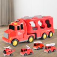 thumbnail image 5 of XMMSWDLA Construction Truck Toys for Boys Girls Age 1 2 3 4 5 6 Years Old，Carrier Transport Trucks for Kids 1-3 3-5 Year Old，Christmas Birthday Gift Toddler Toys., 5 of 7