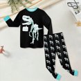 thumbnail image 5 of TOWED22 Baby Girl Fall Winter Clothes Toddler Outfit Graphic Crewneck Sweatshirts + Joggers Pants Set Size:3-4 Y,Color:Mint Green, 5 of 9