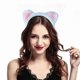 thumbnail image 1 of Diadema con orejas de gato para lavarse la cara, maquillarse, disfraz de cosplay, diademas suaves de gato, accesorios para el cabello para mujeres y adolescentes., 1 of 8