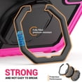thumbnail image 6 of for Lenovo Tab M11/K11 LTE 2024 Case 11 inch, 360 Rotating Shockproof Cover with Stand, Handle, Shoulder Strap (TB330FU/TB330XU/TB331FC), Rose, 6 of 7