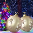 thumbnail image 4 of Bola de Navidad 60cm Inflable PVC Resplandor Inflable (Estilo R), 4 of 6