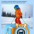 thumbnail image 5 of Christmas Gifts Liweisiy Children'S Holiday Gift High-Definition Front And Rear Shot 2000W Mini 2.0 Inch Video Camera Can Take Pictures Without Card D2076 Blue Free Size, 5 of 8