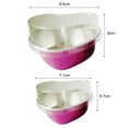 thumbnail image 7 of Cheers US 50Pcs/Set Heart Shaped Cake Pans with Lids, Aluminum Foil Mini Disposable Heart Cupcake Pans for Valentine's Day Wedding Parties, 7 of 7