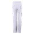 thumbnail image 5 of Sngxgn Wide Leg Pants for Women Casual High Waist Pants Loose Trousers(White,S), 5 of 6