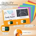thumbnail image 4 of BAZIC 2 Pockets Paper Folder Portfolio, Letter Size Folders Holder, Asoorted color 10-Pack, 4 of 8