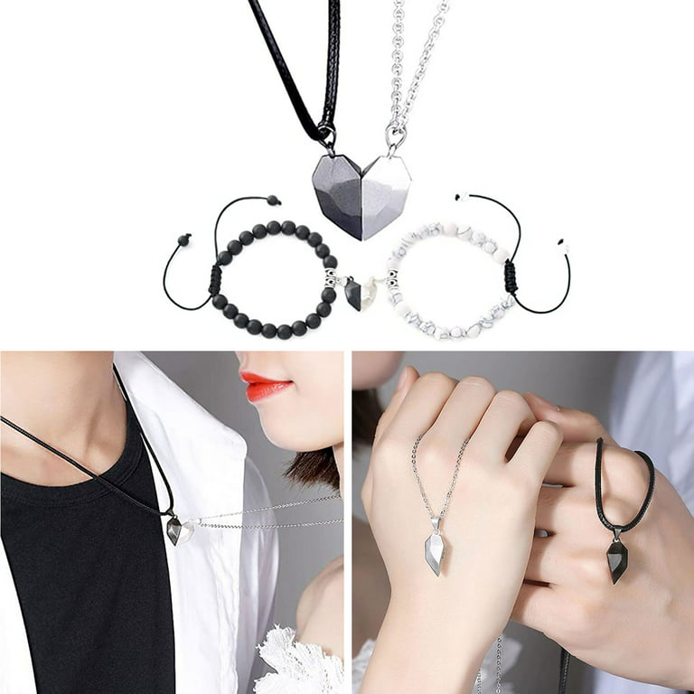 Magnetic Chain Necklaces by Magnetic Couples Bracelets