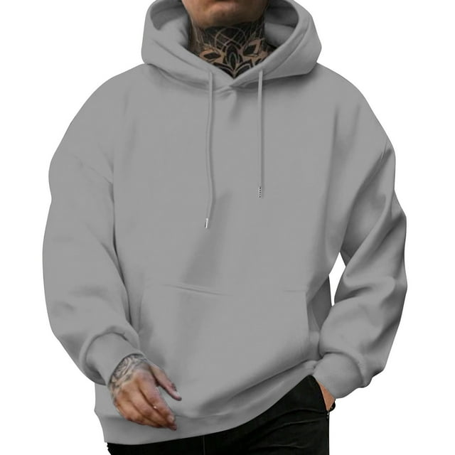 LUOGENLI Chandails à Capuche pour Hommes à Fermeture Éclair Graphique Mode Masculine Décontractée Lettres Partie Imprimée Chandail à Capuche à Enfiler Manches Longues à Cordon Chandail à Capuche Hauts Chandails à Capuche pour Hommes à Fermeture Éclair Graphique Gris1 Taille TG